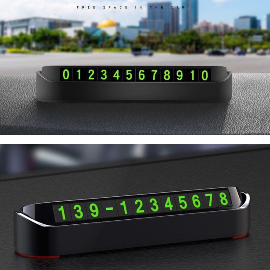 Bảng ghi số điện thoại trên ô tô gắn Taplo xe hơi chính hãng