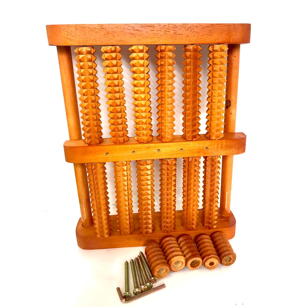 Bàn Lăn Chân Gỗ Massage ,