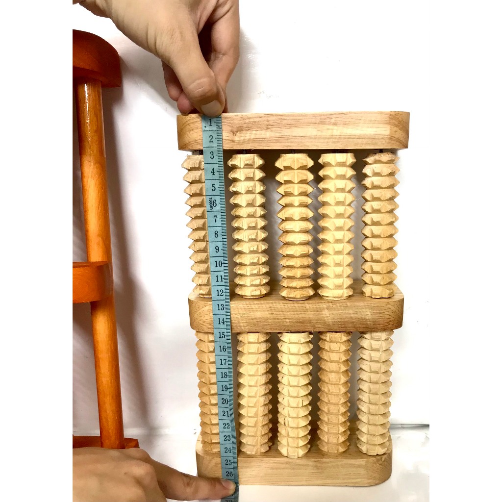 Bàn Lăn Chân Gỗ Massage ,