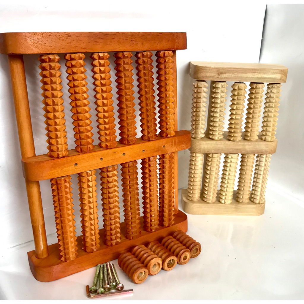 Bàn Lăn Chân Gỗ Massage ,