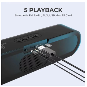 Loa Bluetooth KISONLI LED-916 Có Led RGB- Chính Hãng, Full Box