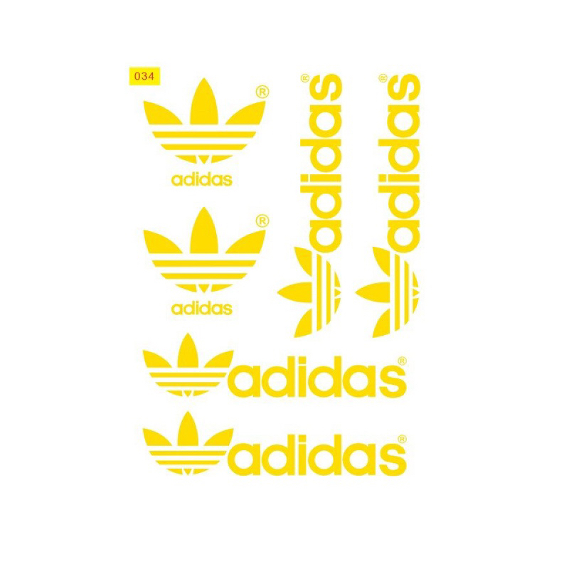 Tấm tem Adidas màu đen siêu bền,tem 4 lớp chống nước.