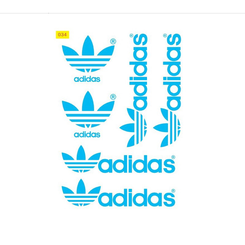 Tấm tem Adidas màu đen siêu bền,tem 4 lớp chống nước.
