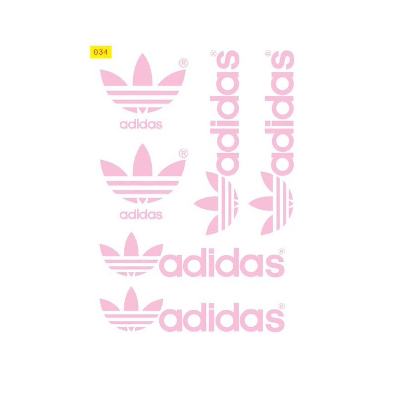 Tấm tem Adidas màu đen siêu bền,tem 4 lớp chống nước.