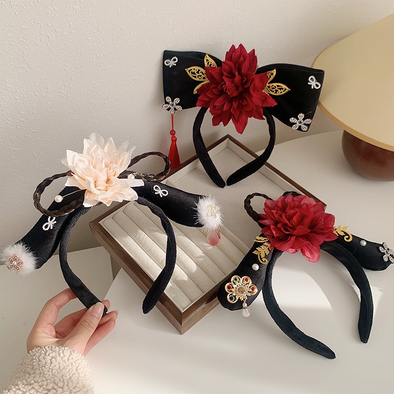 Băng đô, Cài tóc cách cách- nương nương, phụ kiện tóc công chúa nhà Thanh