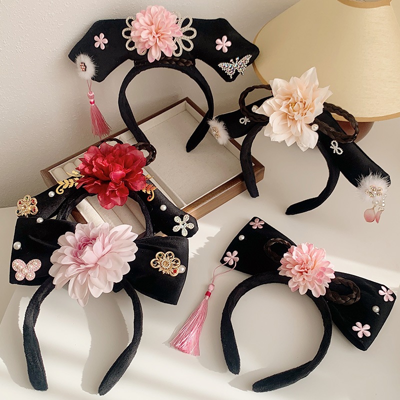 Băng đô, Cài tóc cách cách- nương nương, phụ kiện tóc công chúa nhà Thanh