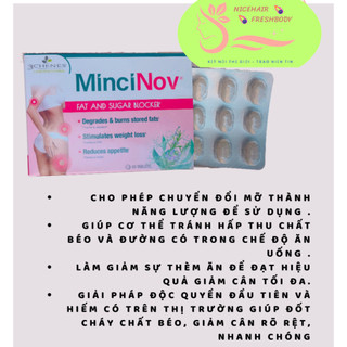 Viên giảm mỡ minci nov pháp mẫu mới 2023 chính hãng