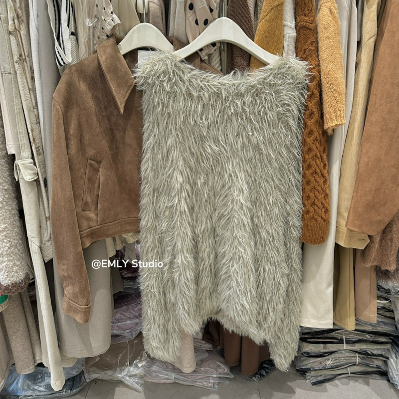 Áo Len Lông Thỏ Dài Tay Cao Cấp Phong Cách Hàn Quốc 🇰🇷