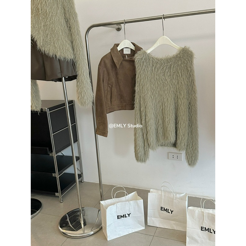 Áo Len Lông Thỏ Dài Tay Cao Cấp Phong Cách Hàn Quốc 🇰🇷