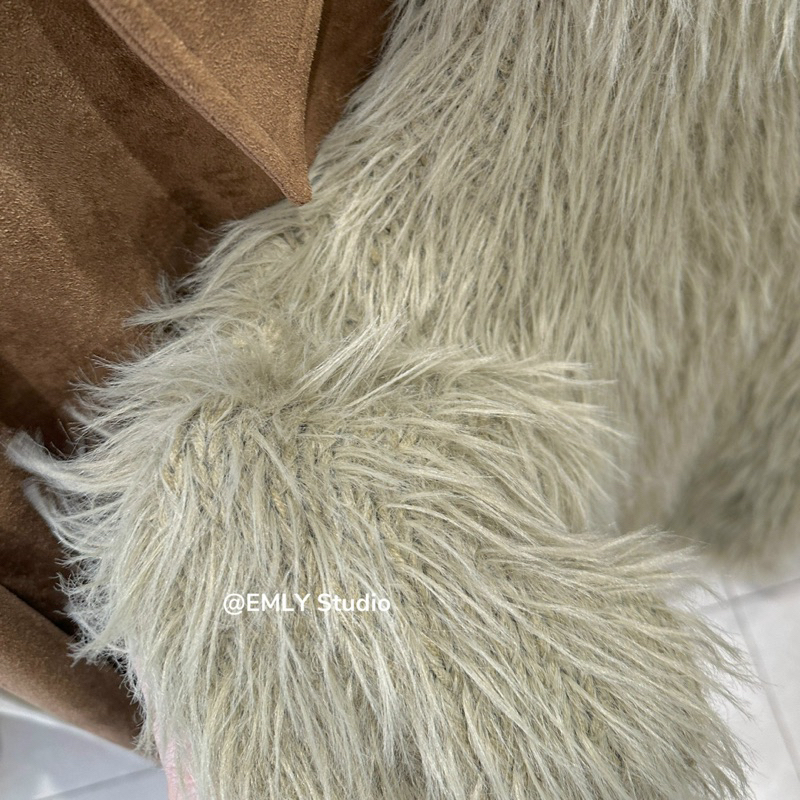 Áo Len Lông Thỏ Dài Tay Cao Cấp Phong Cách Hàn Quốc 🇰🇷