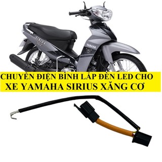 Dây chuyển điện máy sang điện bình xe yamaha sirius bình xăng con