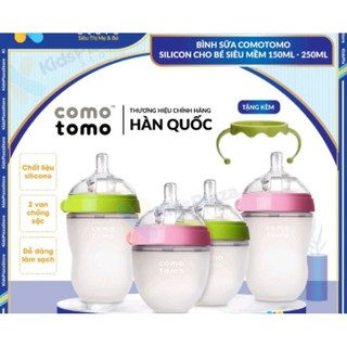 Bình sữa Comotomo Hàn Quốc 150ml/250ml siêu mềm