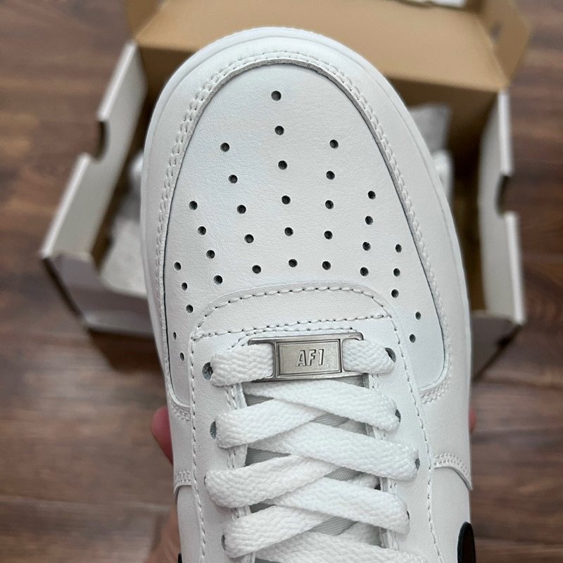 Giày Sneaker AF1Logo Trắng Đen - Chất Lượng Cao