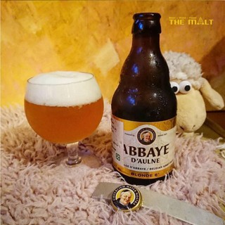 Bia abbaye d'aulne blonde 6% - nhập khẩu bỉ - 1 chai 330ml