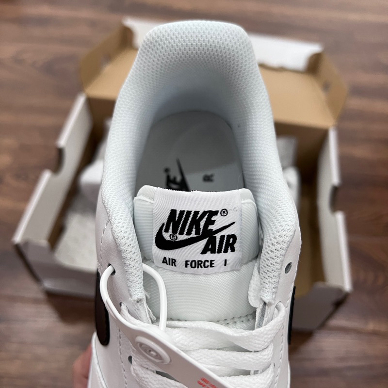 Giày Sneaker AF1Logo Trắng Đen - Chất Lượng Cao