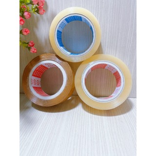 1 cuộn băng keo trong - đục 100ya , 200ya, 300ya, 500ya siêu dính siêu dày