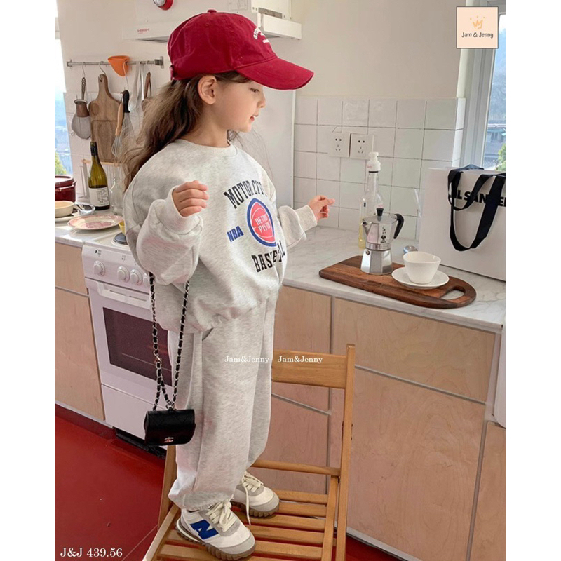 Bộ nỉ da cá ghi Motor Melisa