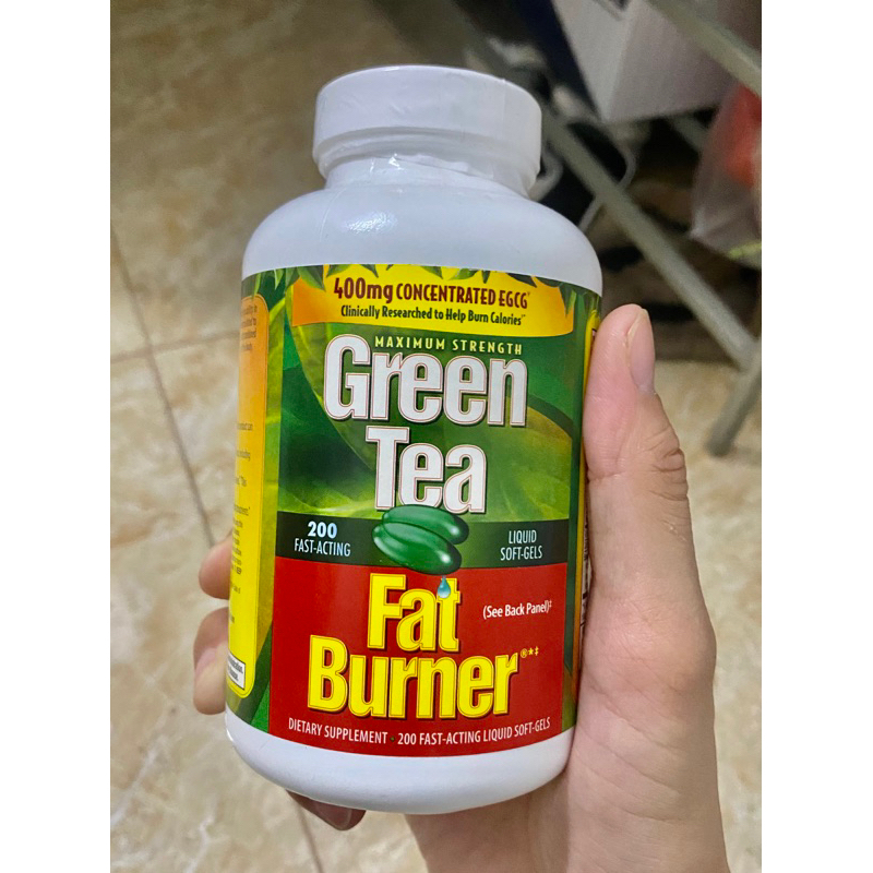 Auth viên uống gi ảm mỡ c ân GREEN TEA 200v/2025