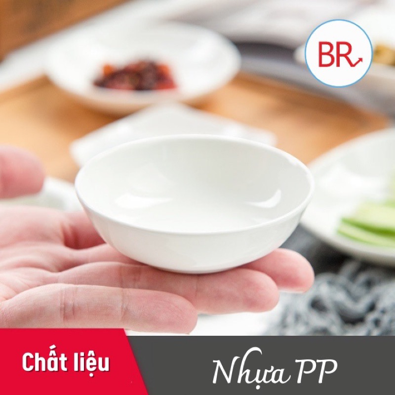 Đĩa chấm phíp Việt Nhật (MS: 1200) dày dặn, tiện ích – đĩa đựng nước chấm, đồ ăn kèm hãng Việt Nhật