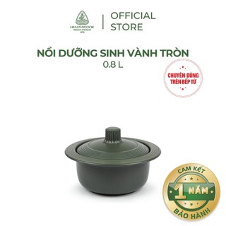 Nồi sứ dưỡng sinh Minh Long vành tròn 0.8 L + nắp