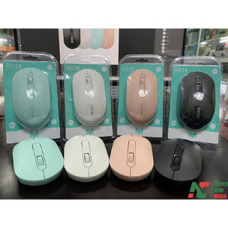 Chuột Không Dây Mixie R518 (hồng, xanh, trắng, đen)