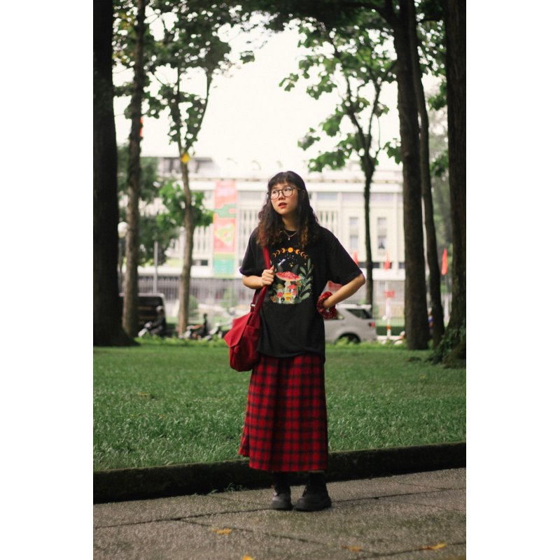 Áo Thun Cotton 100% In Hình Nấm/ Rừng Vui Noel