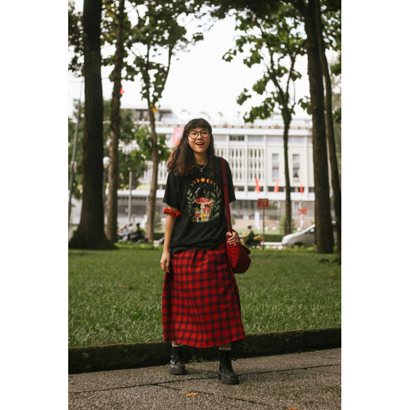 Áo Thun Cotton 100% In Hình Nấm/ Rừng Vui Noel