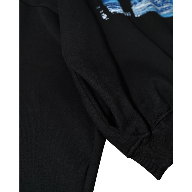 Áo Hoodie Boxy Nỉ 100% Cotton BLACKLIST | LATE NIGHT TALKING BOXY HOODIE