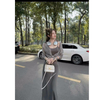 Đầm kèm áo