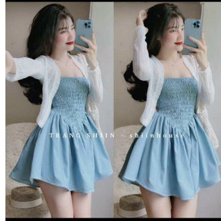 Đầm kèm khoác