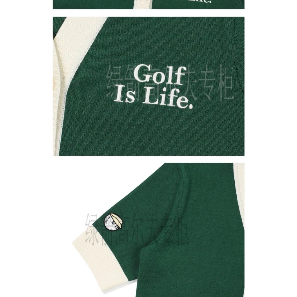 ÁO GOLF NỮ MALBON CHẤT LIỆU DỆT KIM ĐẸP,TRẺ TRUNG