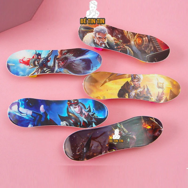 Ván trượt ngón tay mini bằng nhựa nhiều hình cute dễ thương