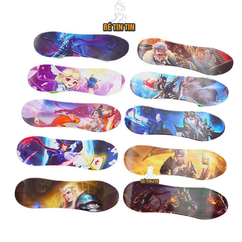 Ván trượt ngón tay mini bằng nhựa nhiều hình cute dễ thương