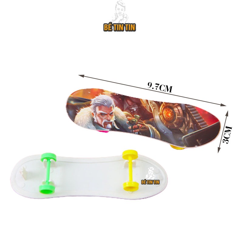 Ván trượt ngón tay mini bằng nhựa nhiều hình cute dễ thương