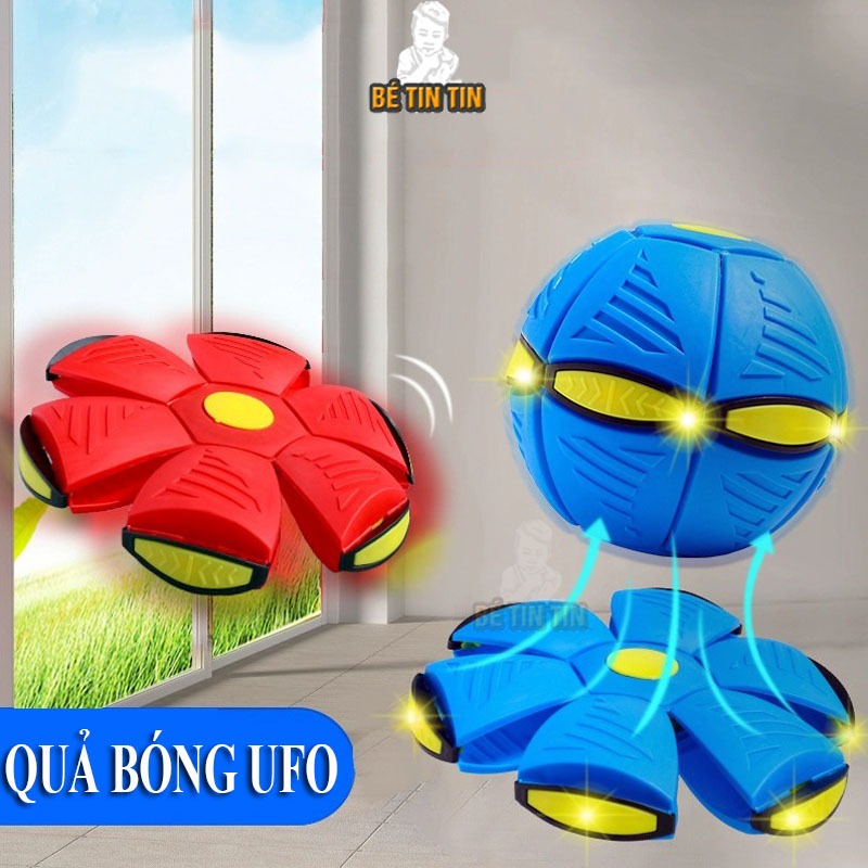 Đồ Chơi Quả Bóng Ném UFO Ma Thuật Có Đèn Vui Nhộn Cho Bé