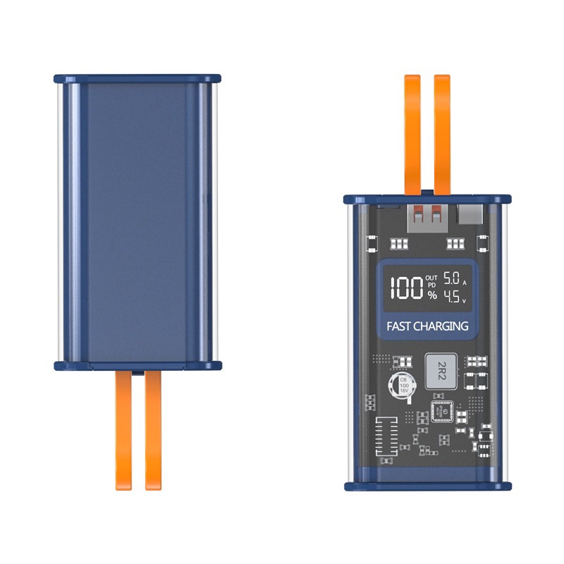 Box sạc 4 cell 21700  sạc nhanh 22,5w