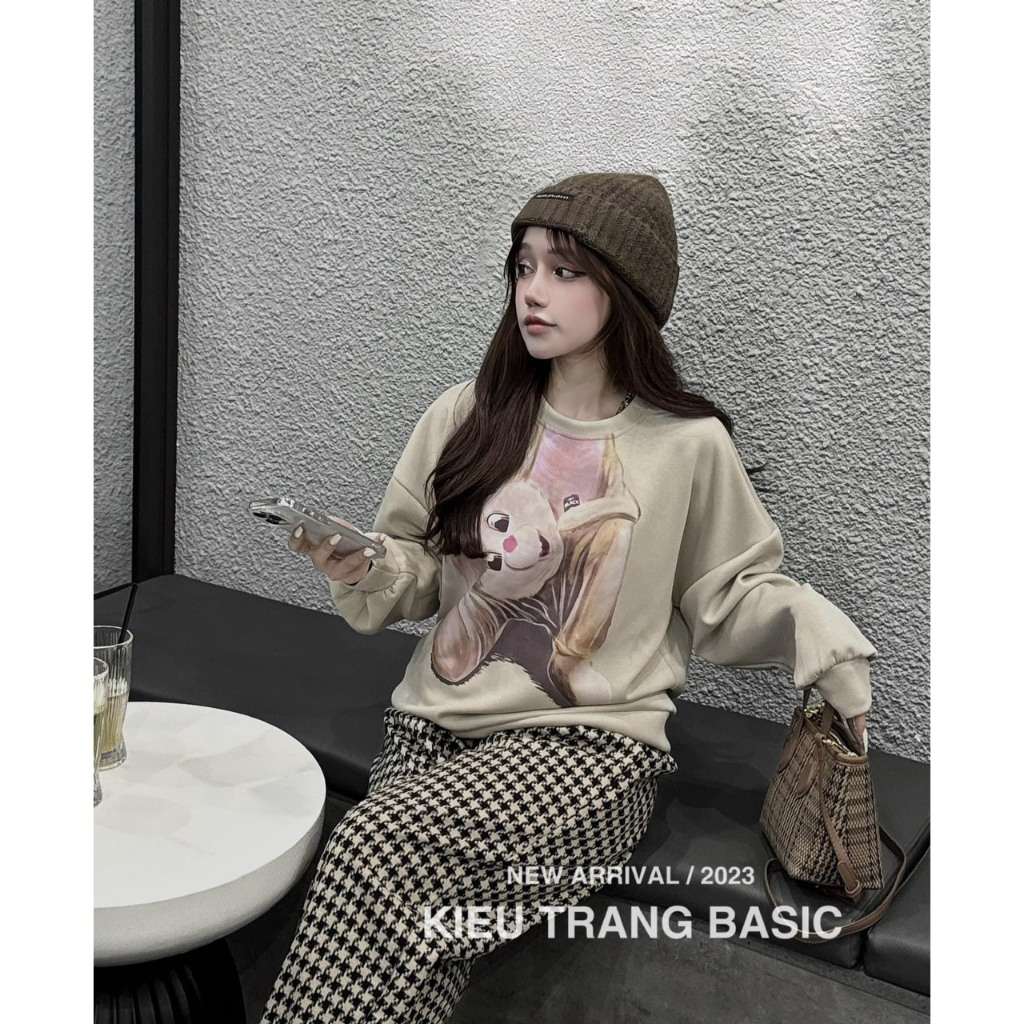 Set bộ nỉ mix quần dạ cao cấp HN878