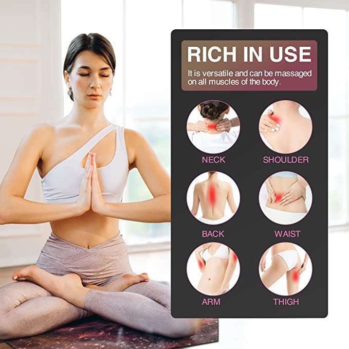 Combo bộ sản phẩm massage mắt mặt body, máy massage rung mini đa tần có điều khiển cầm tay AZ8