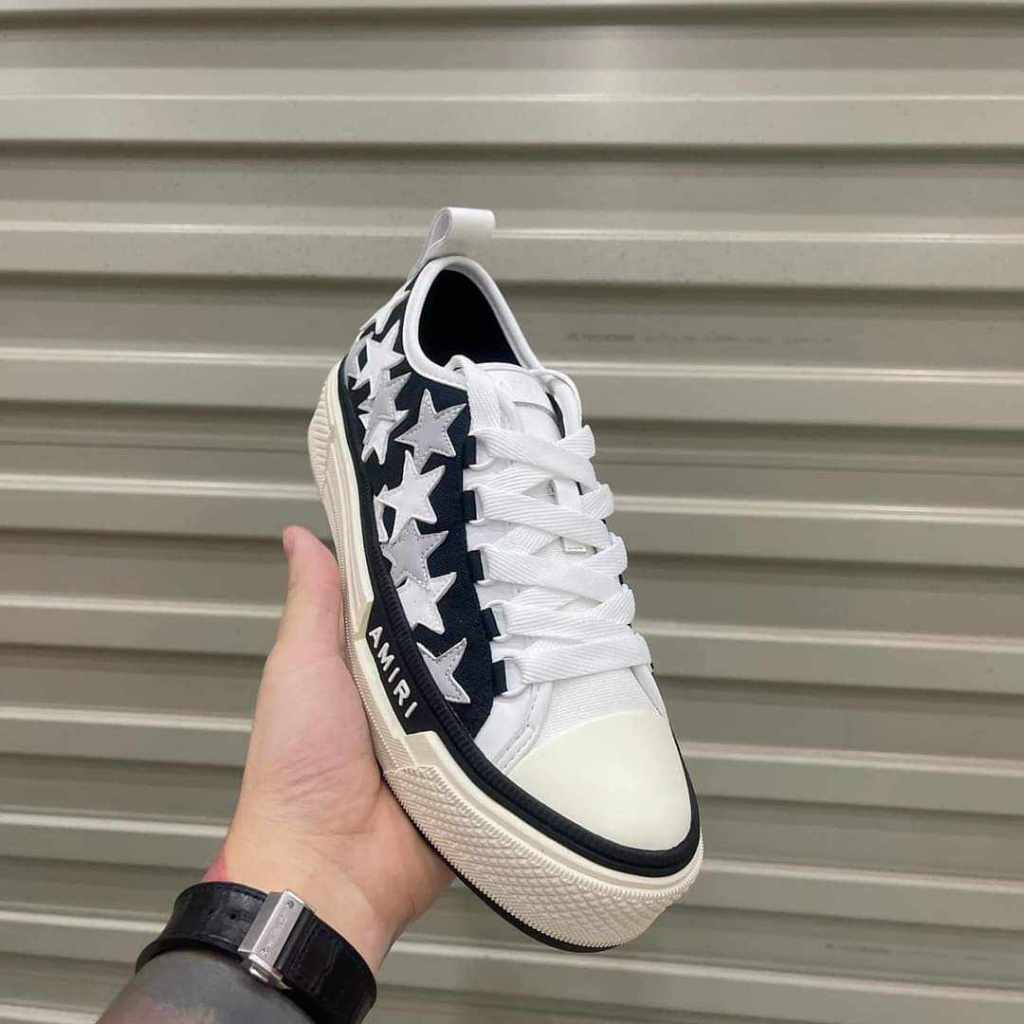 Giày Amirii nam, Phối xích, Sao, Hình Xương - Giày dây buộc, slipon mẫu mới, Hot 2023 trẻ trung năng động