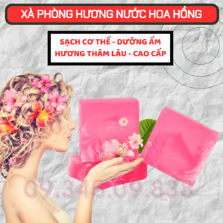 Xà phòng nước hoa hồng, cục xà bông nước hoa PHÁP giữ mùi cơ thể thơm lâu