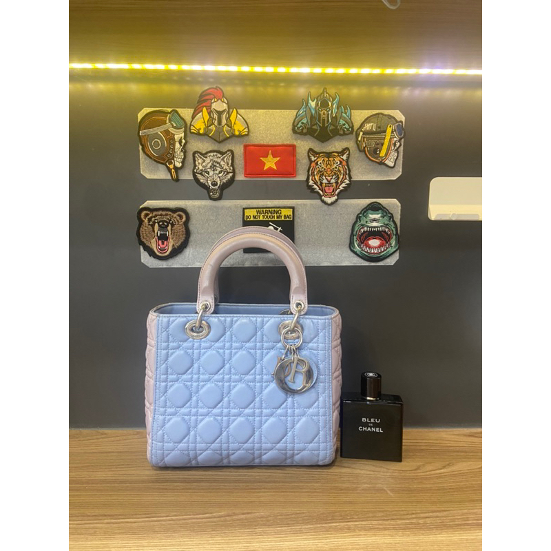 Túi si da thật Dior Lady