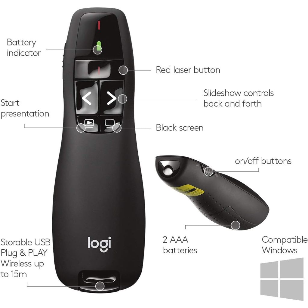 Bút  trình chiếu Logitech R400
