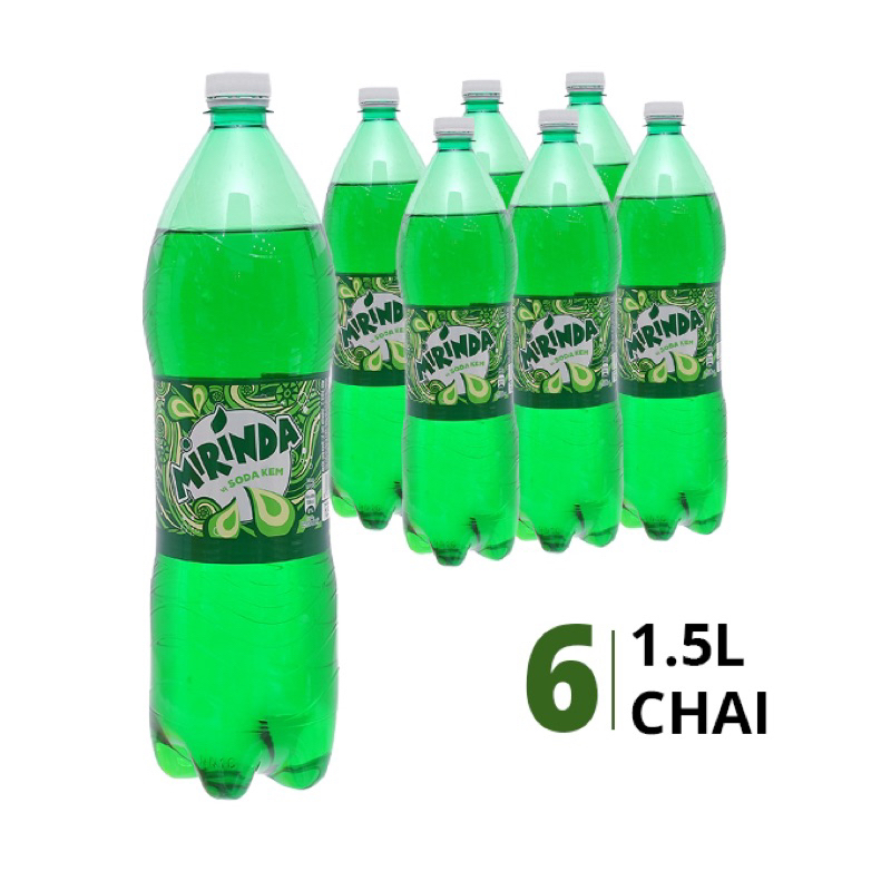 Chai 1,5 Lít nước ngọt có gas Mirinda soda kem