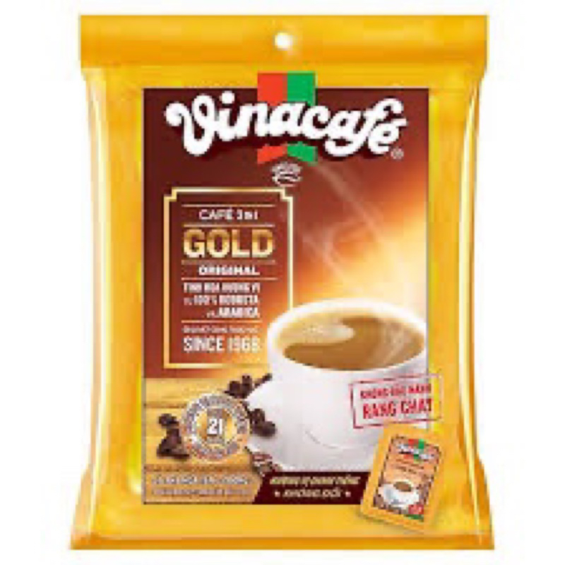 Cafe 3in1 Vinacafé gold Orriginal bịch 24 gói 20g