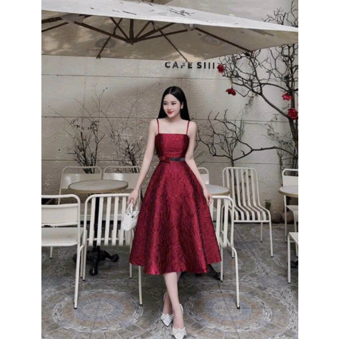 Đầm gấm nữ