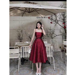 Đầm gấm nữ