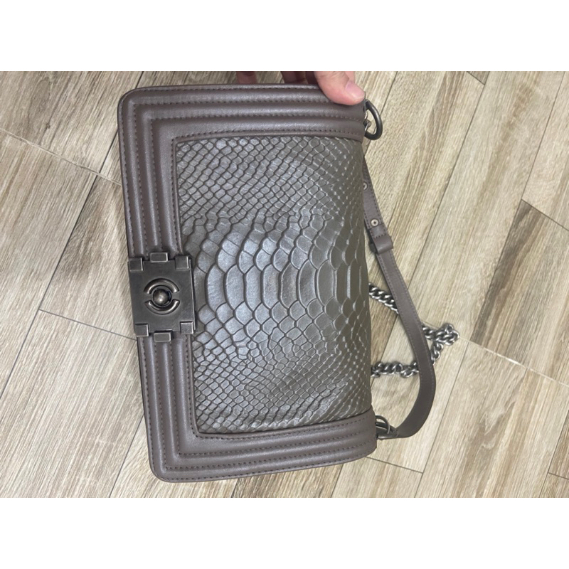 Túi si da thật dáng CN Boy