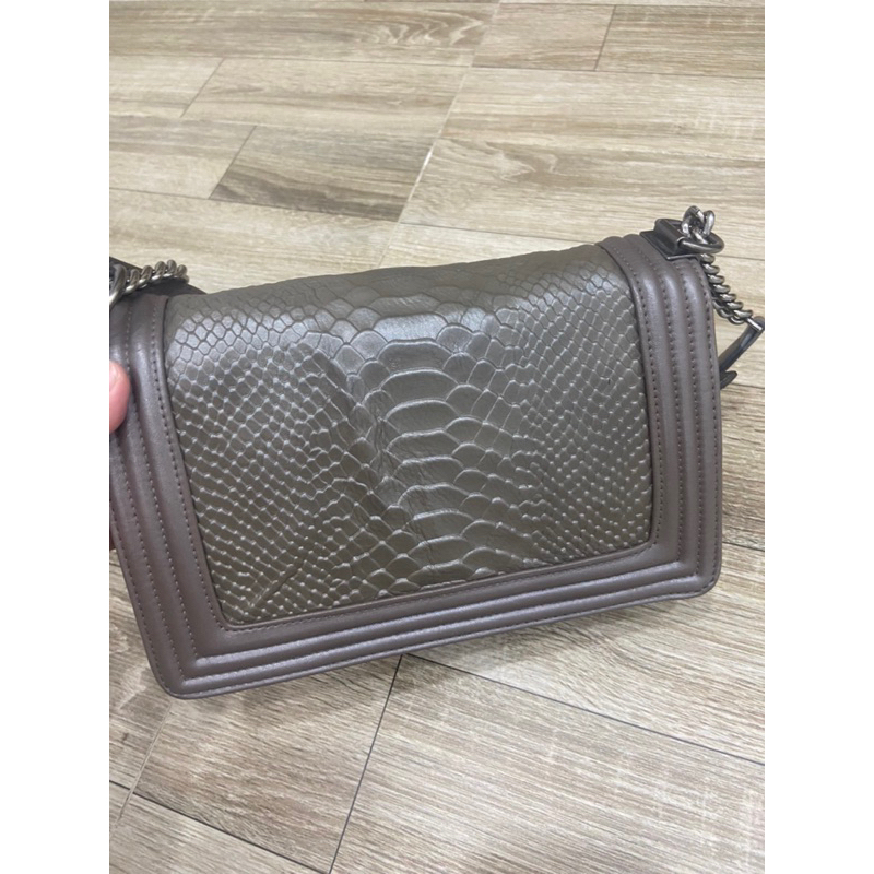 Túi si da thật dáng CN Boy