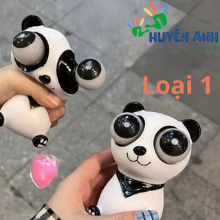 Gấu trúc Panda đồ chơi bóp lòi mắt Xả Stress, Xả Giận, Lắc Bóp Tay Hài Hước, Đàn Hồi tốt - H.A Kids