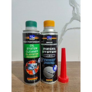 Combo bộ 2 sản phẩm bluechem máy dầu vệ sinh động cơ , vệ sinh buồn đốt và hệ thống dầu diesel